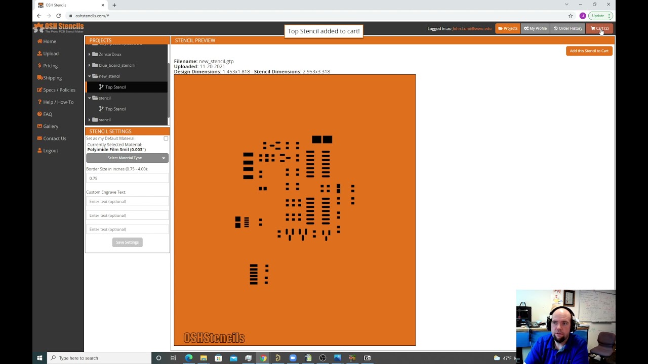 Modifying and Exporting a Stencil from Altium/Camtastic 2021