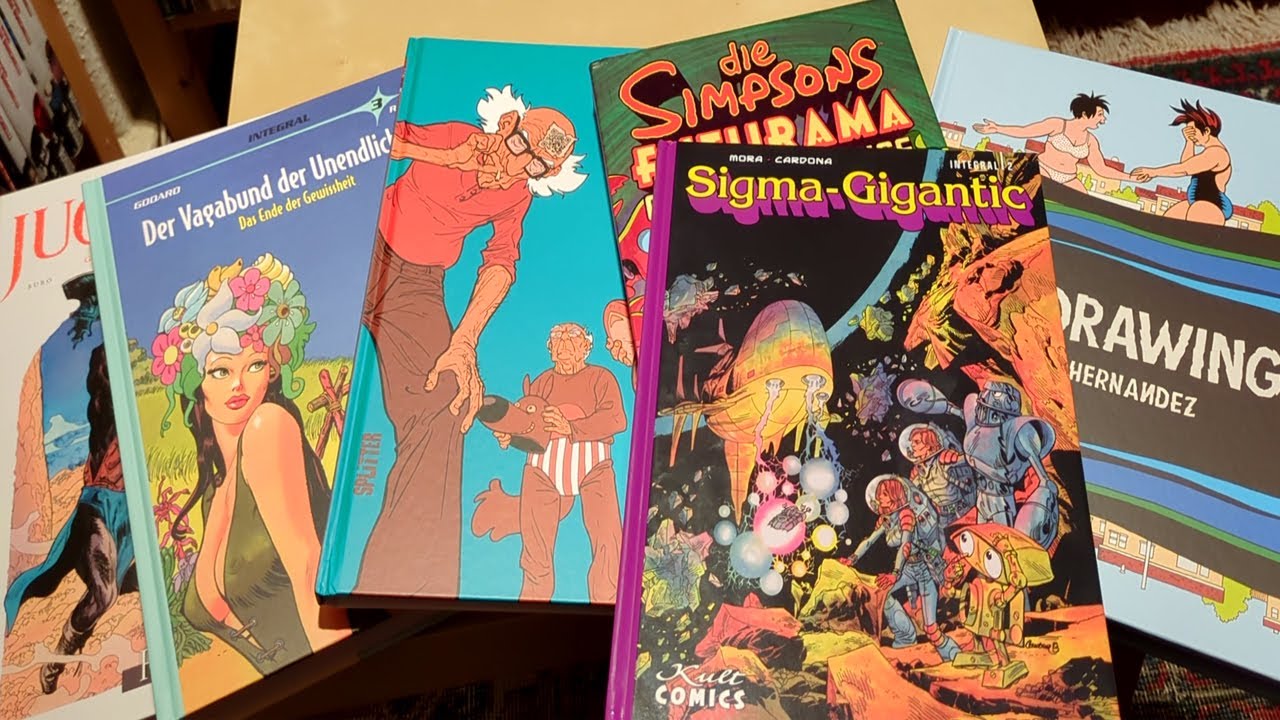 Comicbeute März 2025 - Sigma Gigantic, die alten Knacker, Jugurtha, Liebe und Raketen und mehr