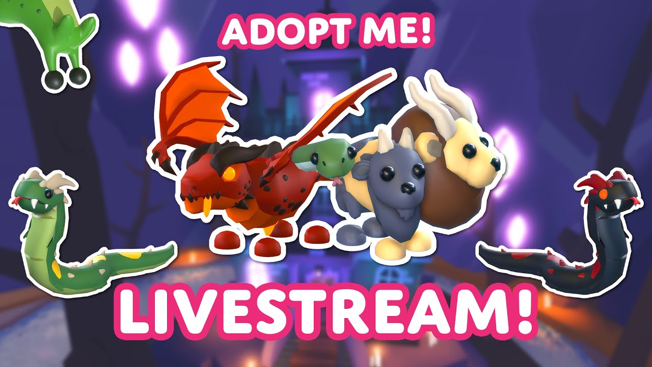 🎃ИГРАЕМ В НОВЫЕ МИНИ-ИГРЫ!🎃 Прямая трансляция Adopt Me на Хэллоуин!