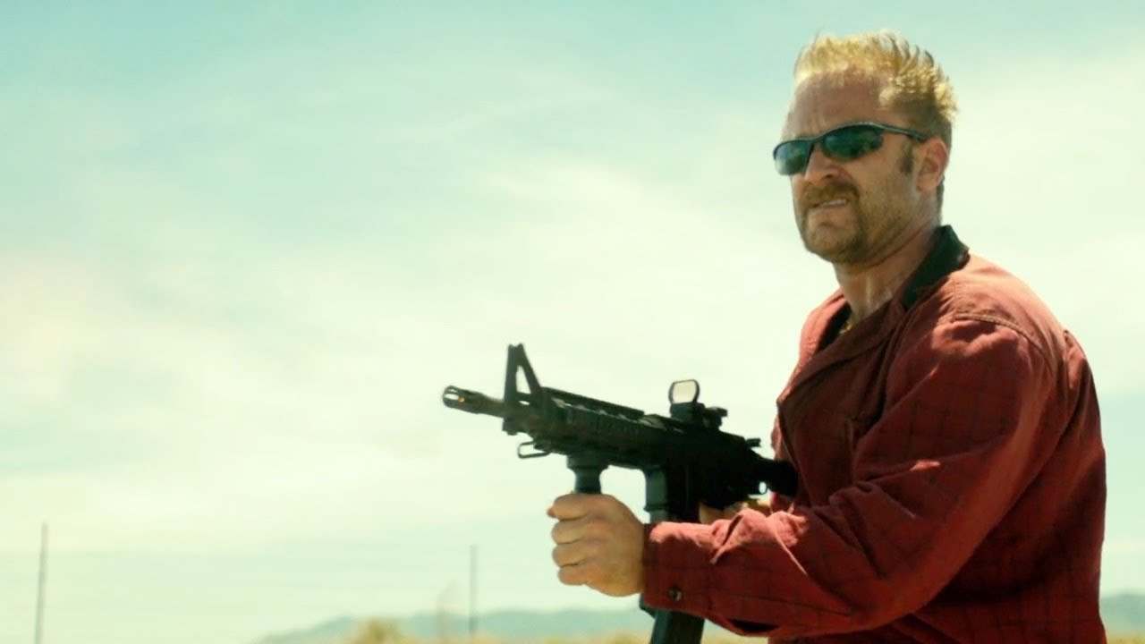 Hell or High Water Colt M933 full-auto carbine scene