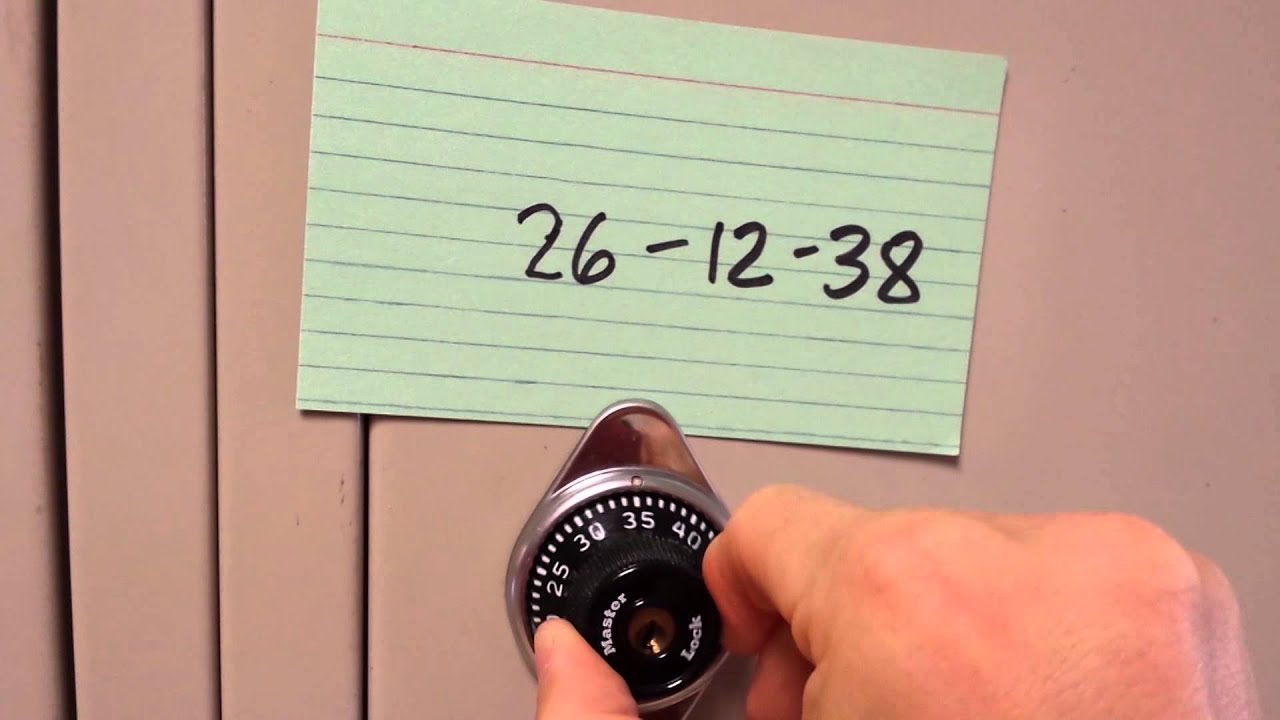 How To Open Your Locker (2014-2015 Edition) - Mr. Riedl