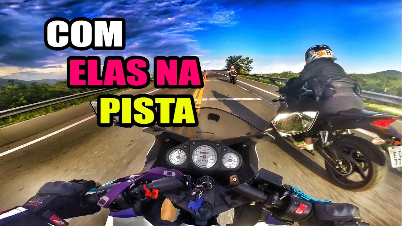COM ELAS NA PISTA | NINJA 250, CBR 250 E CBR600F |  Thays Rx