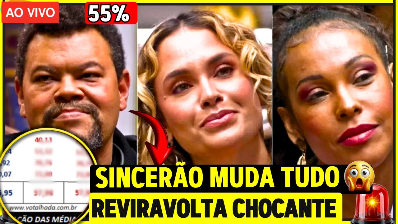 🔥 SINCERÃO MUDA TUDO: ELIMINAÇÃO INESPERADA ENTRE SARHA, BABU E SOLANGE NAS ENQUETES E MUTIRÕES