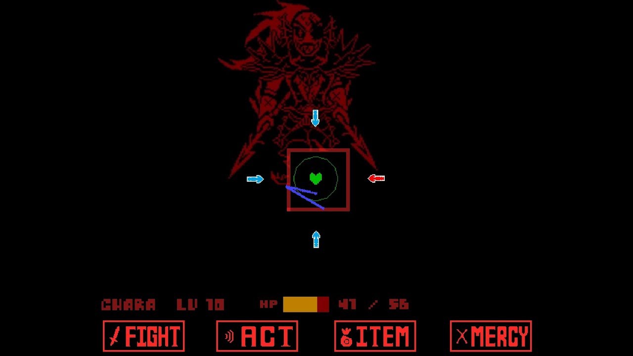 Underfell Undyne the Undying戦(Undertale fangame)