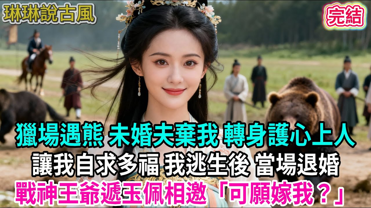 【古言】獵場遇熊 未婚夫棄我 轉身護心上人；讓我自求多福 我逃生後 當場退婚，戰神王爺遞玉佩相邀「可願嫁我？」