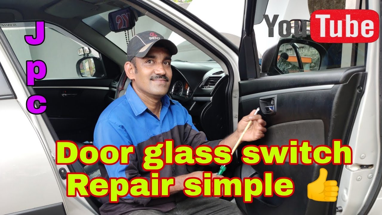 Jpc door glass switch repairing, power window wiring