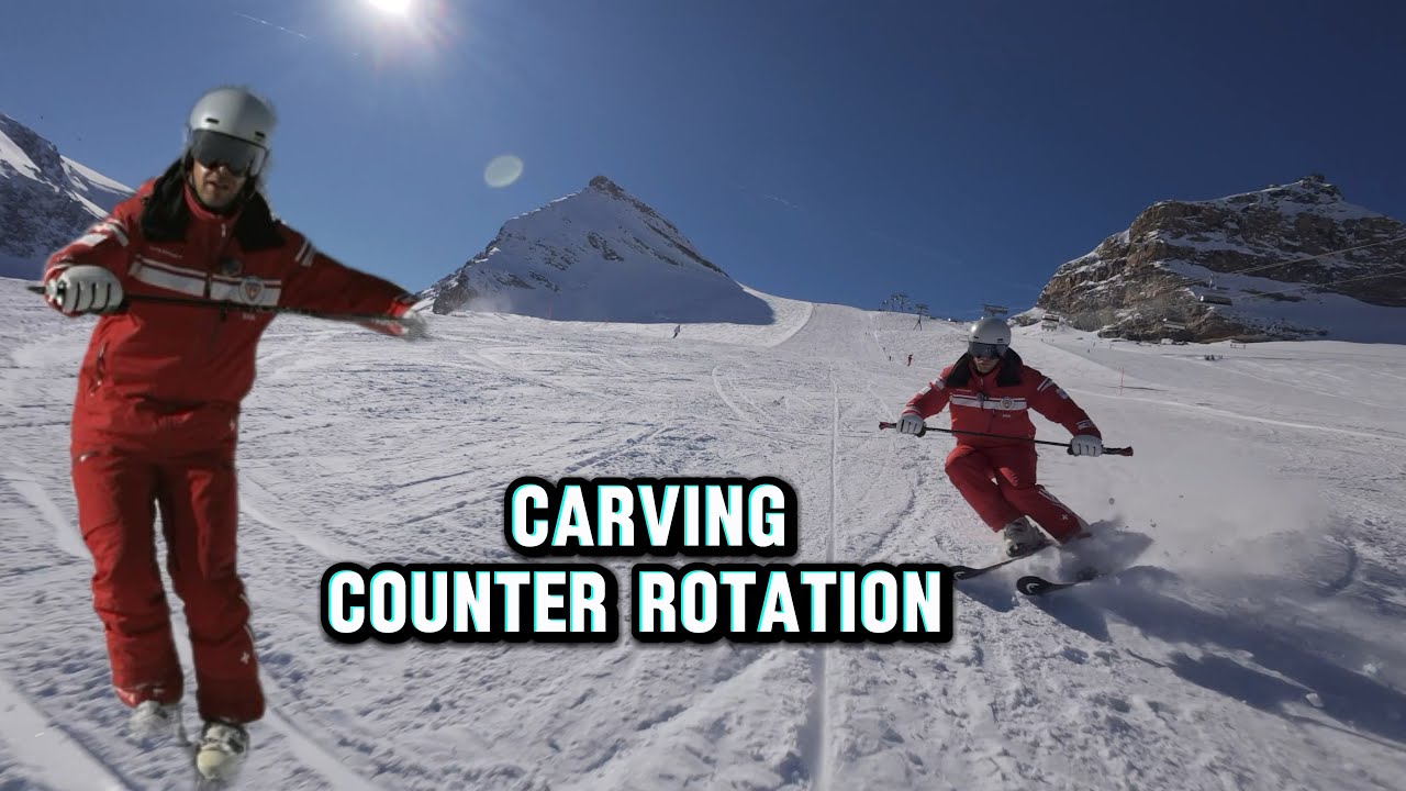 SKI more TALK less - counter rotation carving
