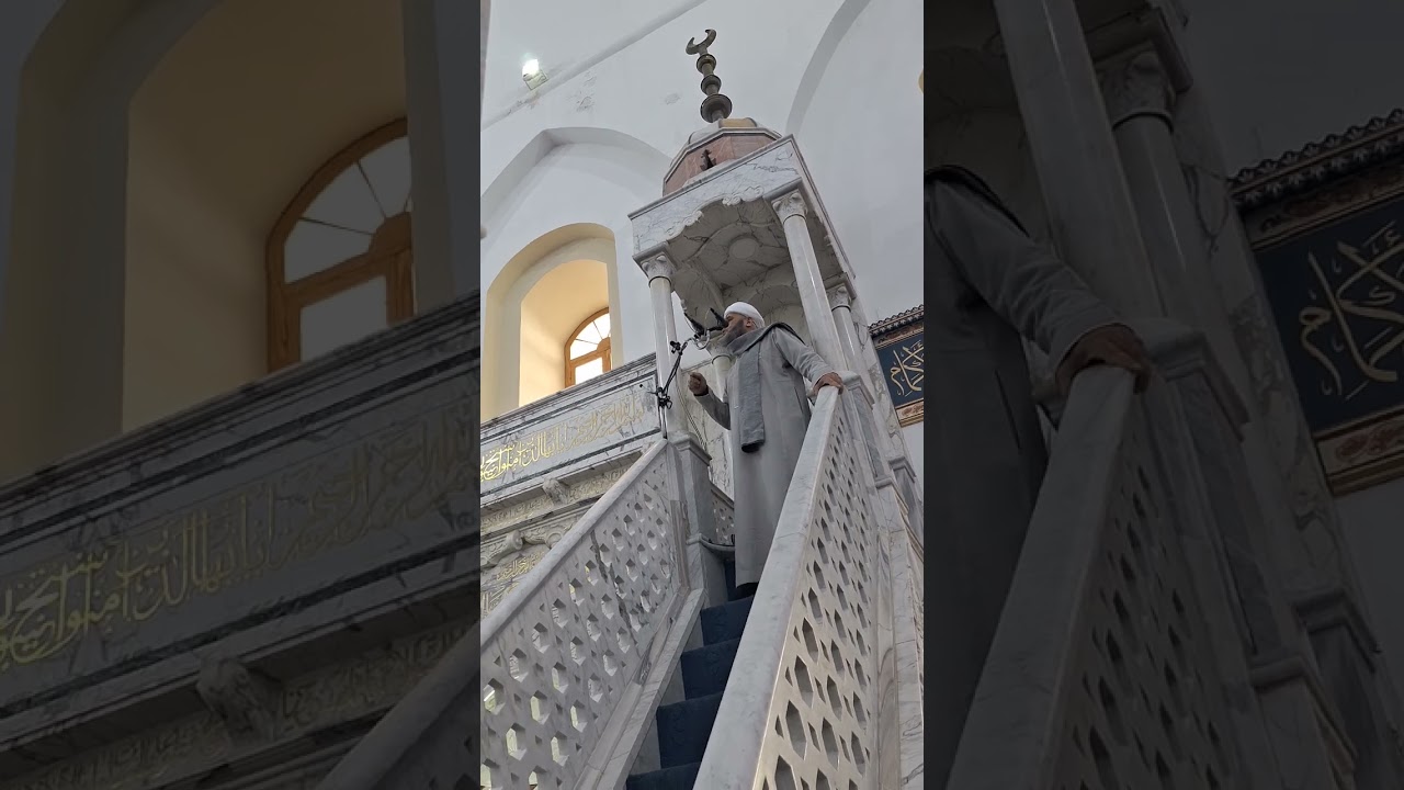 خطبه الجمعة من مسجد خالد ابن الوليد  رضي الله عنه لشيخ سهل جنيد  تصوير احمد محمد حجو الطباع 14 12
