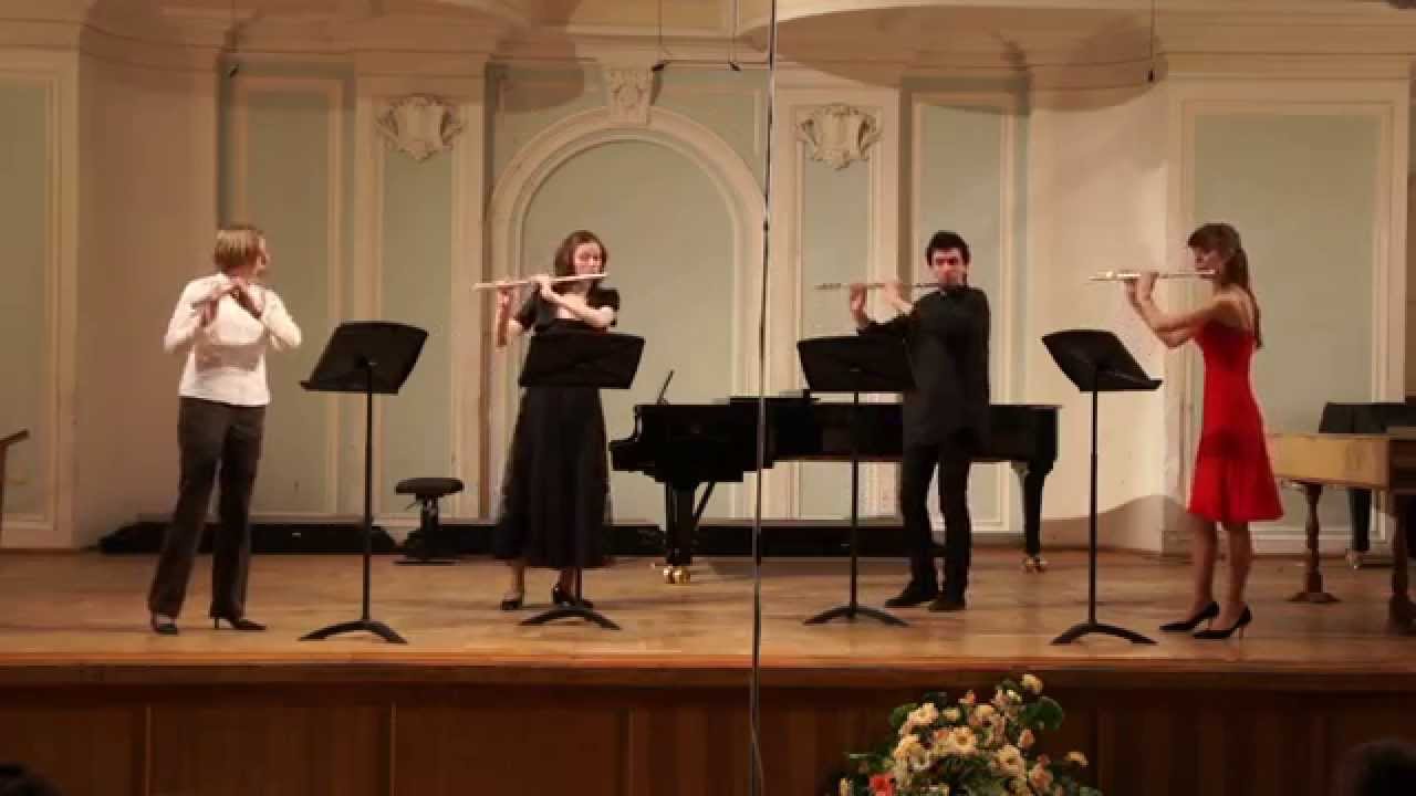 Eugène Bozza: Jour d'été à la montagne for Flute Quartet (Утро в горах)