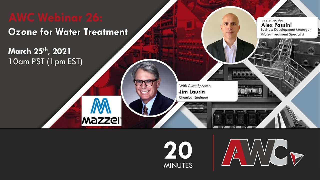 AWC Webinar 26 - Ozone for Water Treatment