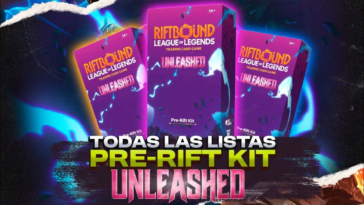 TODOS LOS DECKS PRERIFT DE UNLEASHED! Riftbound League of Legends TCG