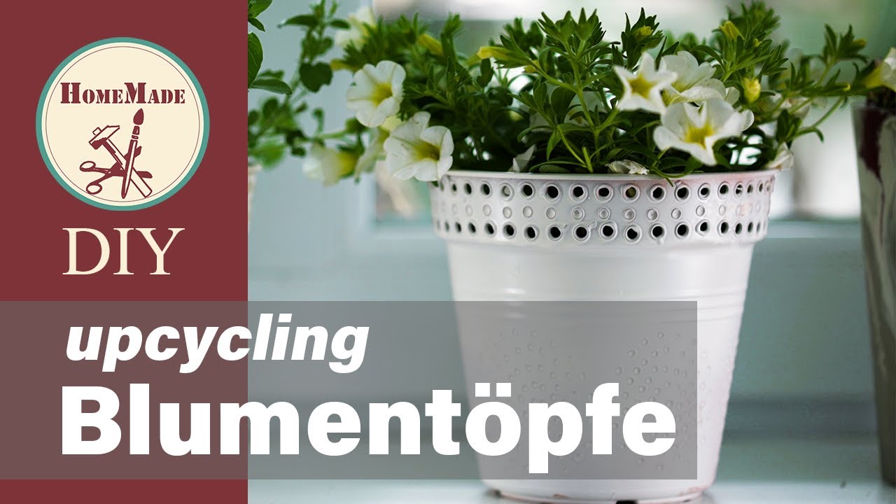 Upcycling | so verwandelst Du alte Blumentöpfe - 4 Ideen zum Dekorieren von Blumentöpfen | DIY