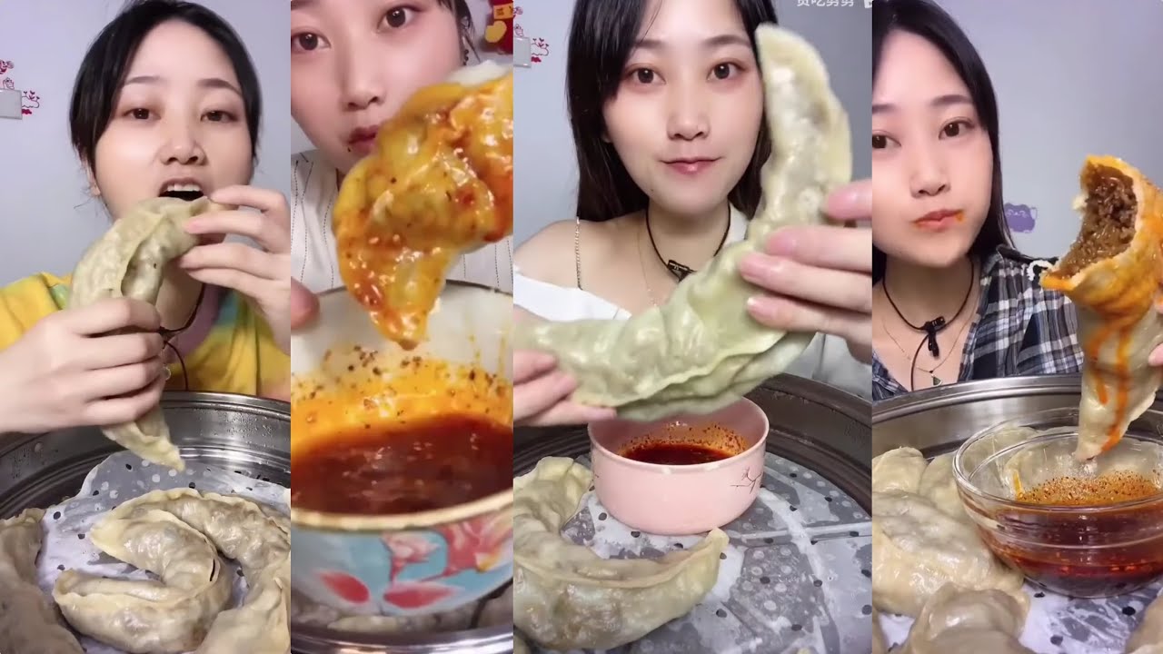 GIANT STEAMED DUMPLINGS (大蒸饺; 大饺子) || *Subtitled ASMR Chinese Food Mukbang 먹방 吃播