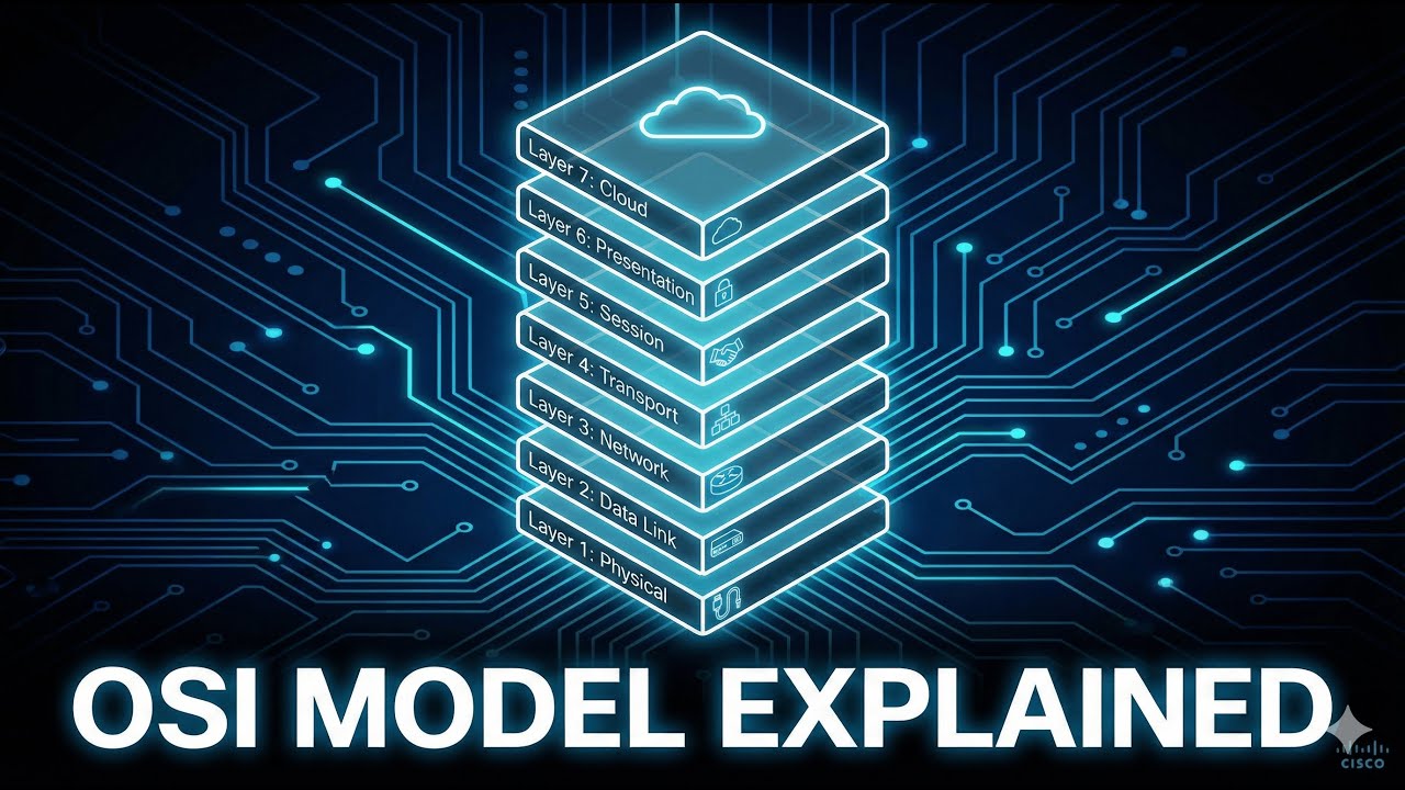 OSI Model Explained Easy| Layers, Functions & Protocols