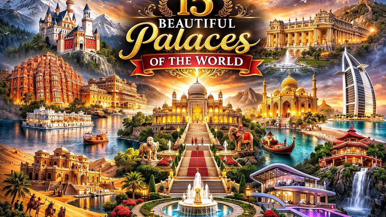 15 Most Beautiful Palaces in the World 😍🏰 | You Won’t Believe #7!#Palaces #BeautifulPalaces #World