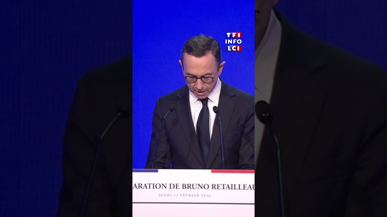 Pr&eacute;sidentielle 2027 : Bruno Retailleau annonce sa candidature｜TF1 INFO