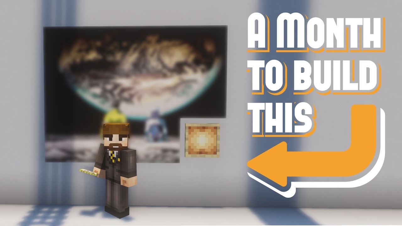 Spending a Month Building 1 Map Art In Survival