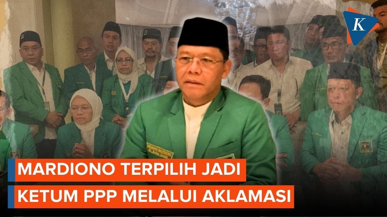 Mardiono Jadi Ketum PPP 2025-2030 Secara Aklamasi