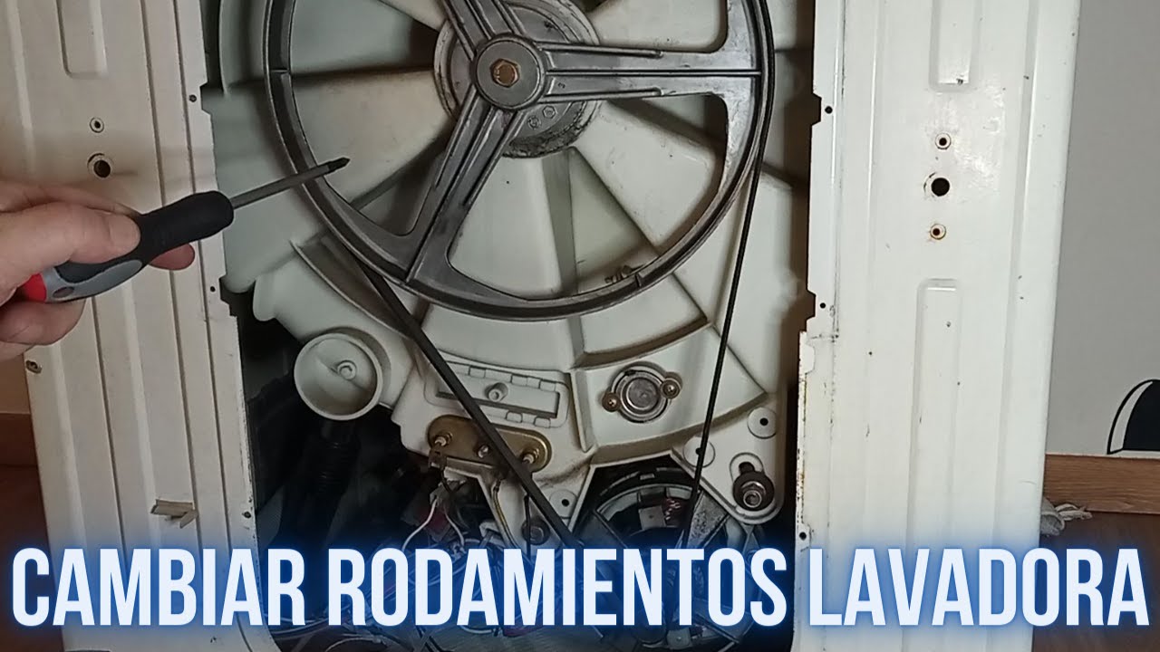 ✅ Cambio de rodamientos de una lavadora. Ruido al centrifugar