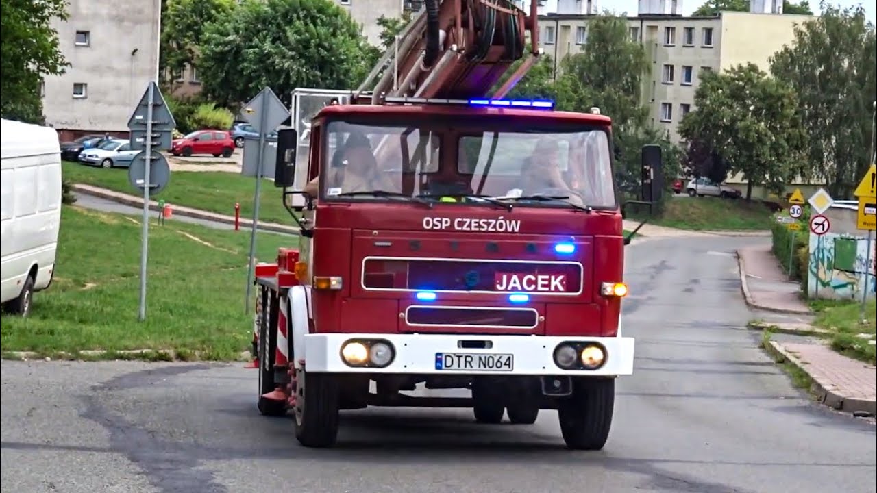 █▬█ █ ▀█▀ Dojazd Alarmowy Zastępu 579[D]77 - SH18 Star 200/Bumar z OSP Czeszów do zwisającej gałęzi