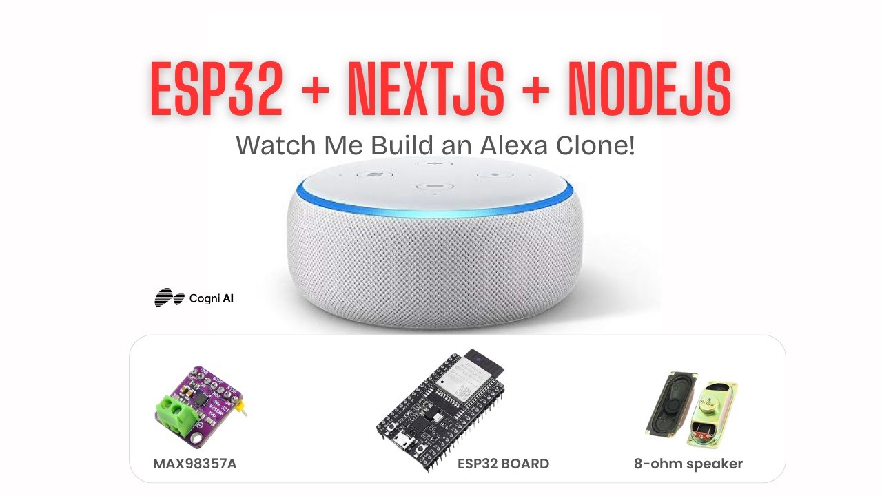 Alexa clone with ESP32, Next.js and Node.js - part 1