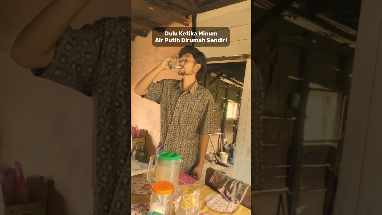Ketika anak 90an minum air putih dirumah teman #anak90an #nostalgiajamandulu #90s #nostalgia