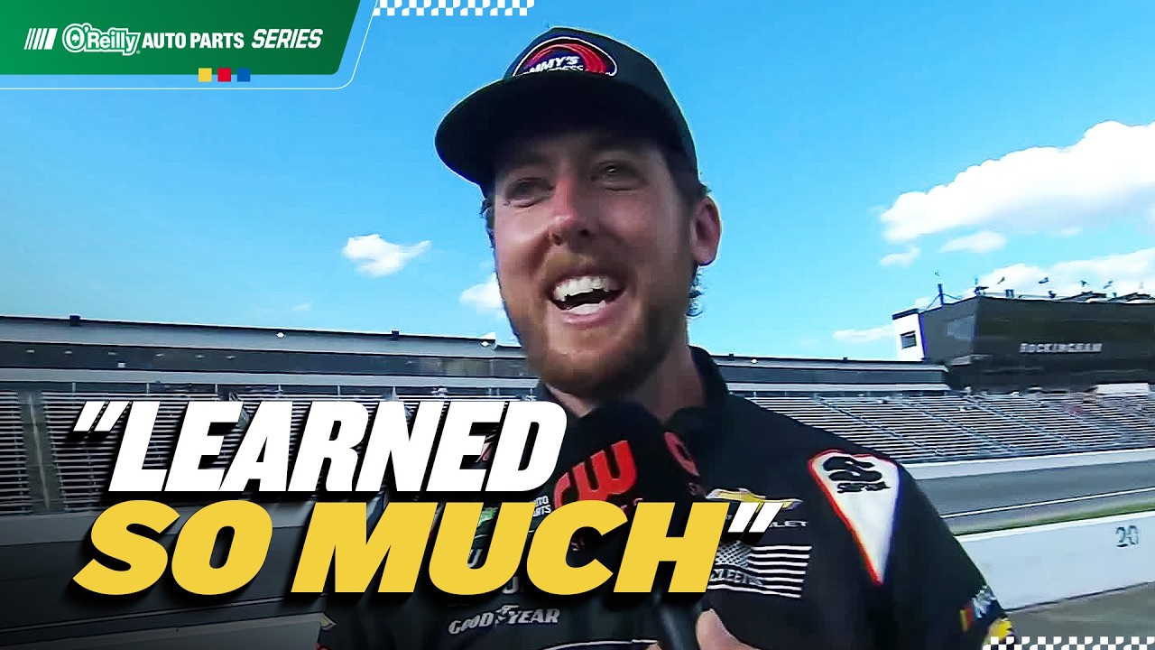 Cleetus McFarland&rsquo;s Honest Reaction to His NASCAR O&rsquo;Reilly Series Debut | 2026 Rockingham Speedway