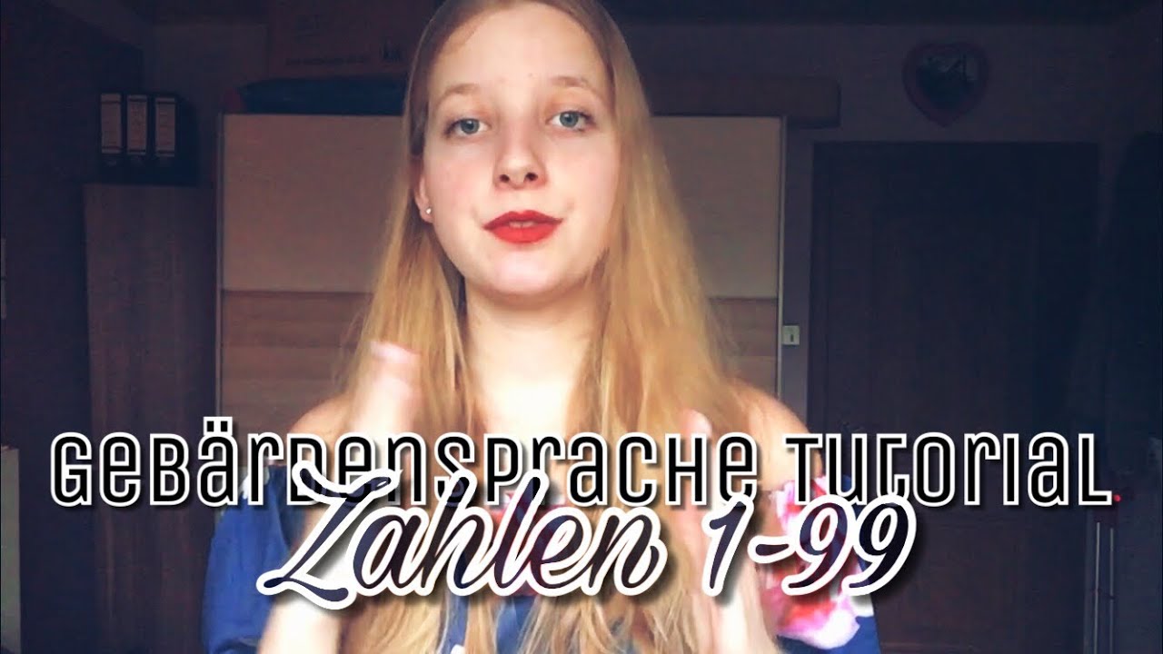 Gebärdensprache Tutorial Zahlen 1-99 | Cindy Klink