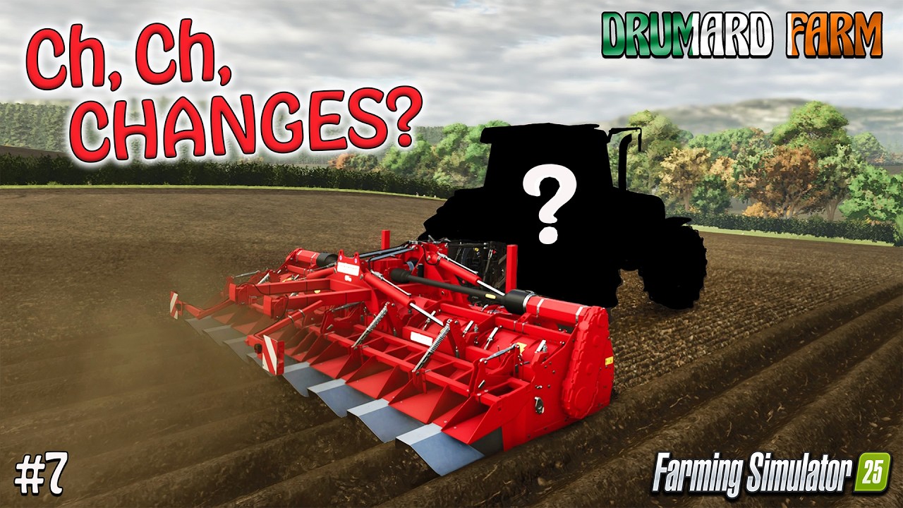 DRUMARD FARM! #7 (NO USE IN SULKY-ING. BUY STUFF?!) FARMING SIMULATOR 25