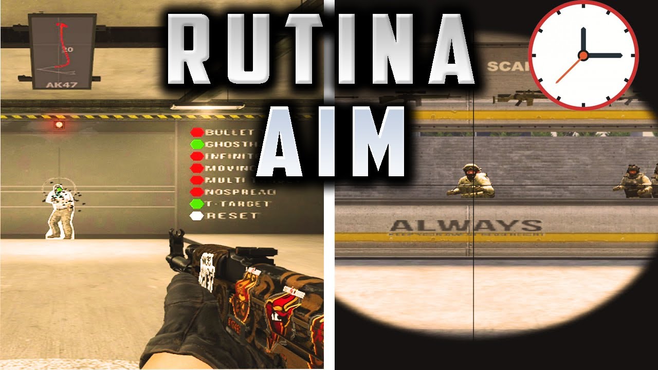 como MEJORAR el AIM en CSGO con esta RUTINA  ✔️