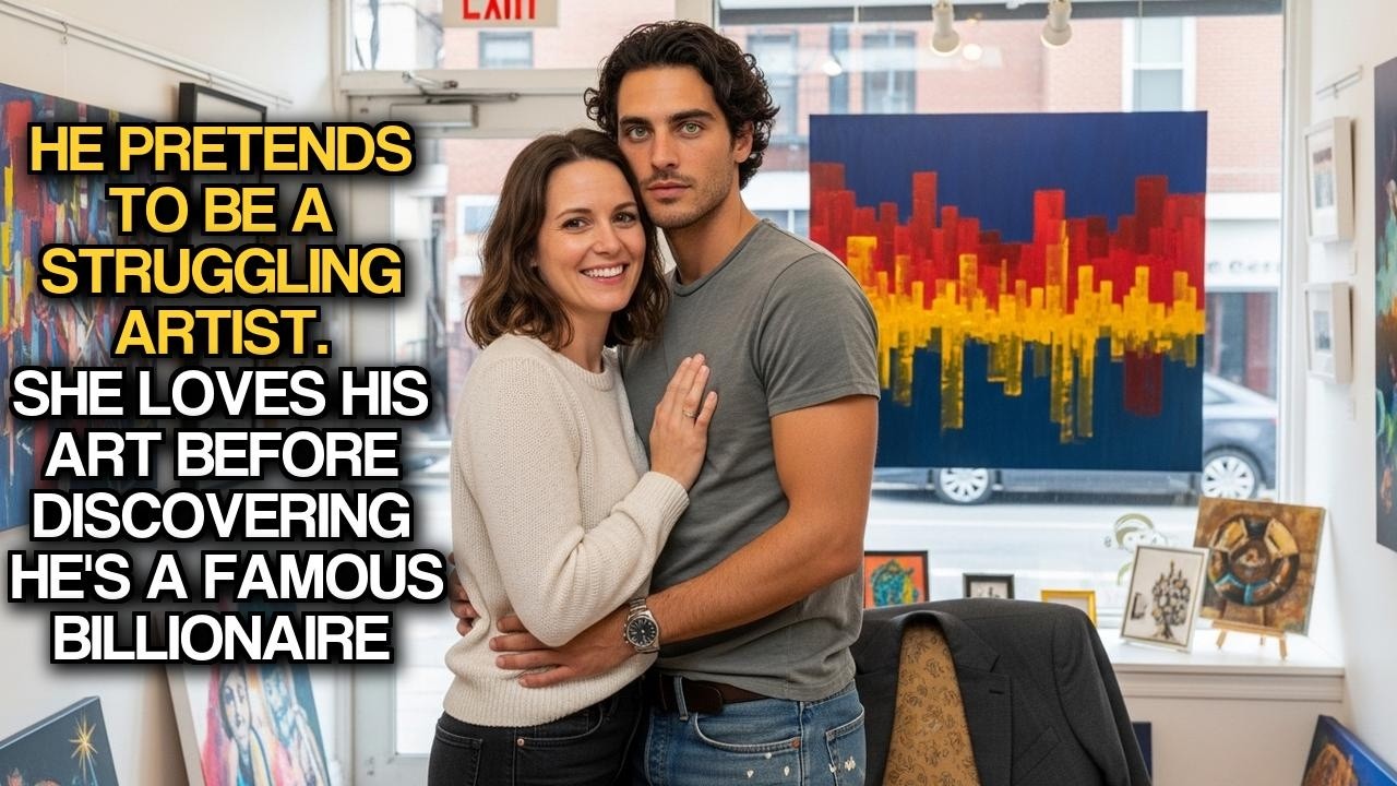 He Pretends to Be Struggling Artist. She Loves His Art Before Discovering He's Famous Billionaire