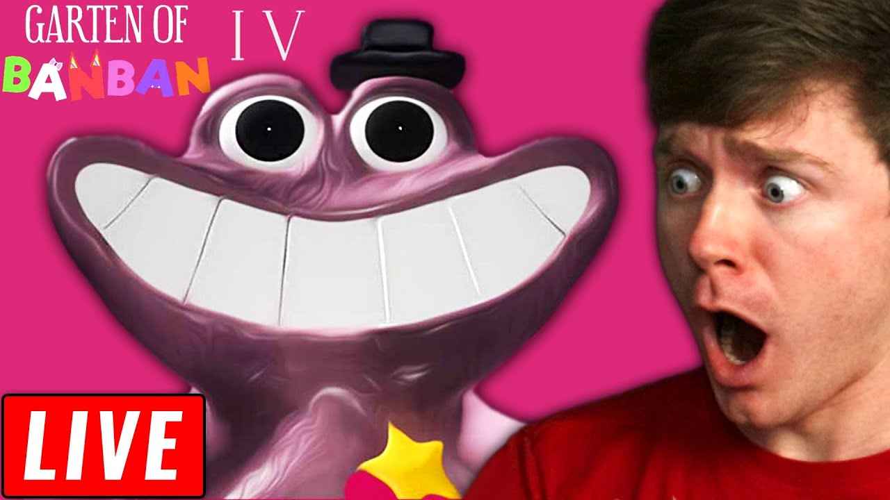 🔴LIVE - GARTEN OF BANBAN 4 Full Game!