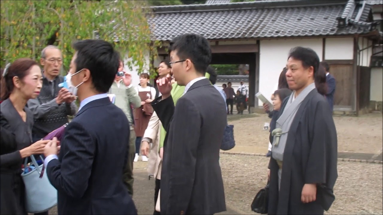 永楽館歌舞伎2018 片岡愛之助舞台挨拶を見守る藤原紀香