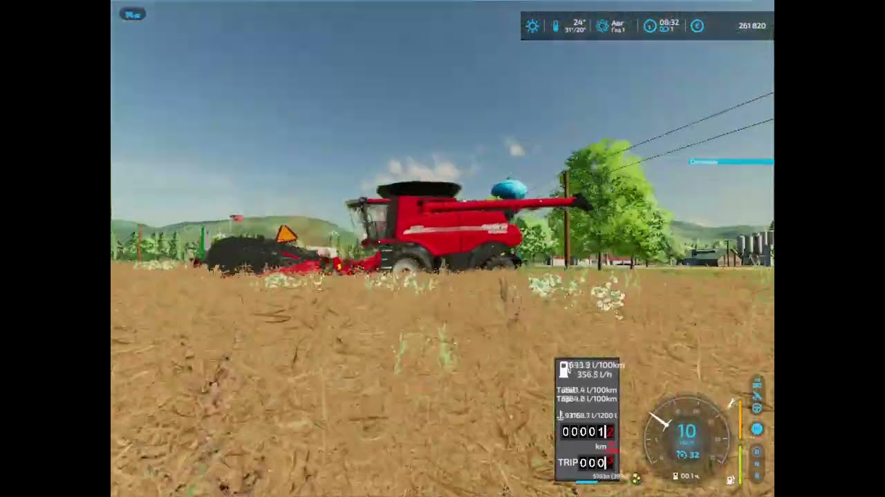 Farming Simulator 22.Карта:Штат Мичиган.№1.Уборка рапса.
