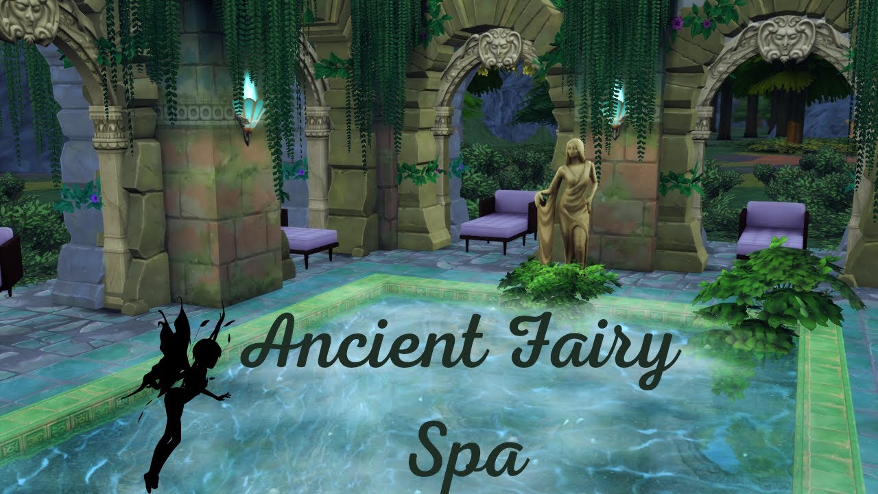 Ancient Fairy Spa +++ Altes Feen Thermalbad +++ Sims4 Speed Build (No CC) +++ Healing Music
