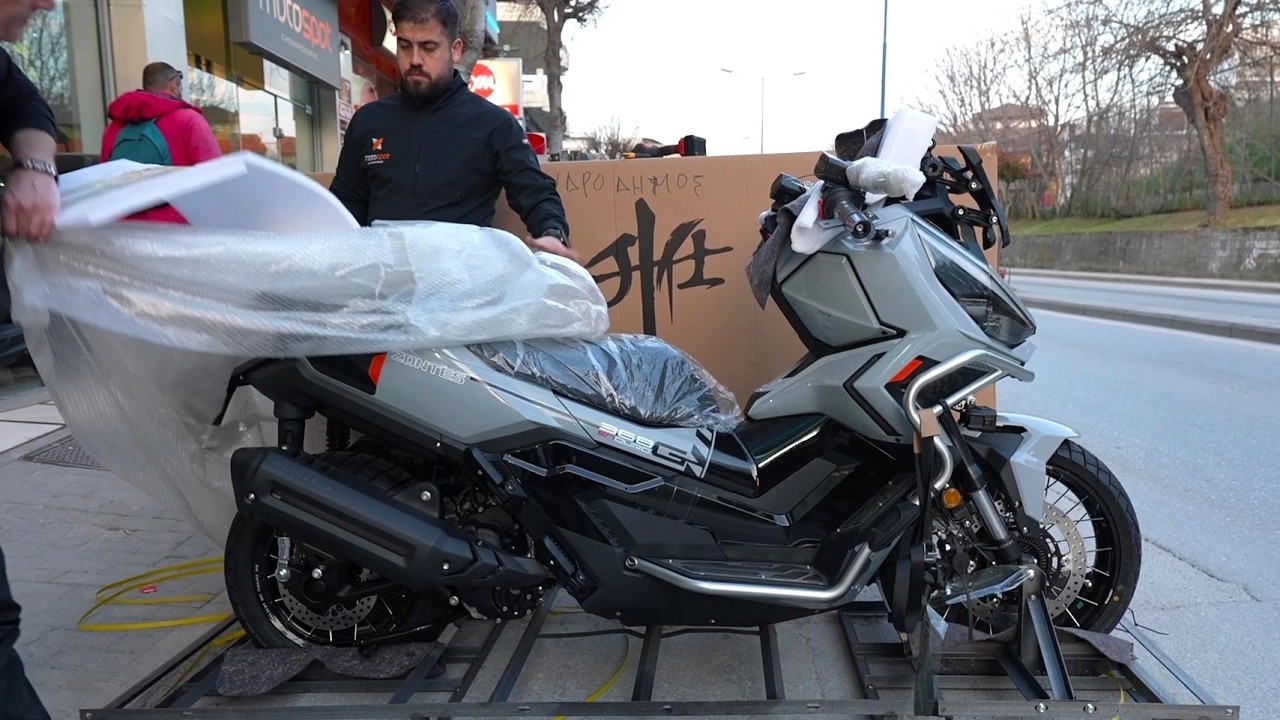 unboxing 2026 ZONTES ENDURO 368 scooter
