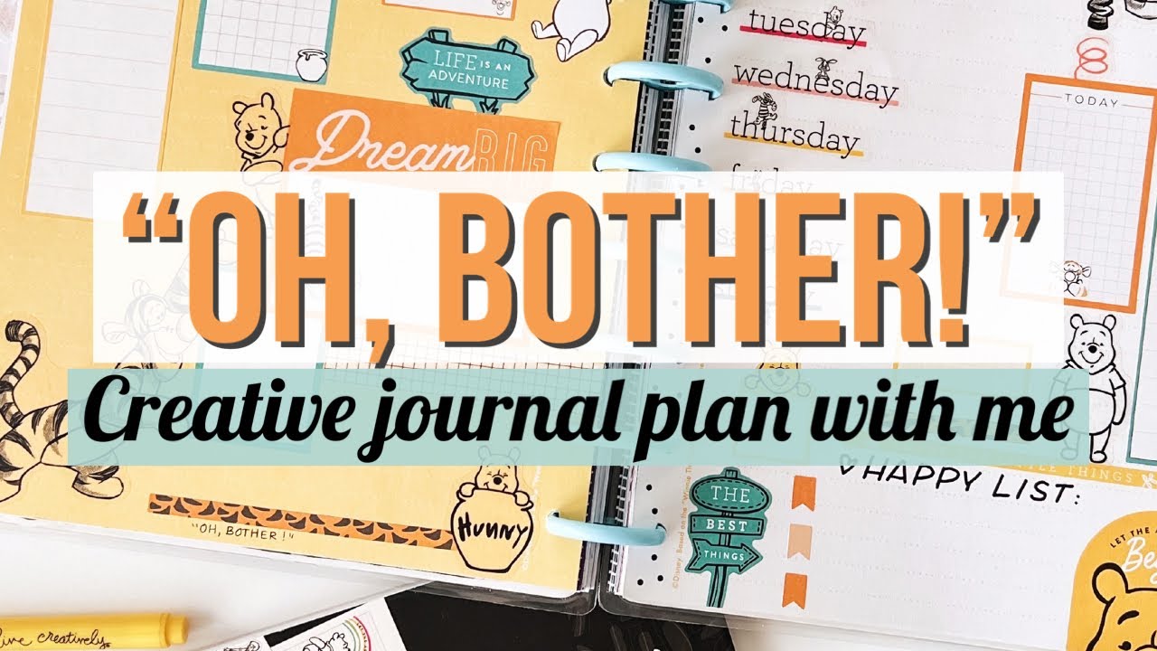 Plan With Me - Winnie the Pooh (and Tigger!) - Creative Journal - Happy Planner Spring Release 2023