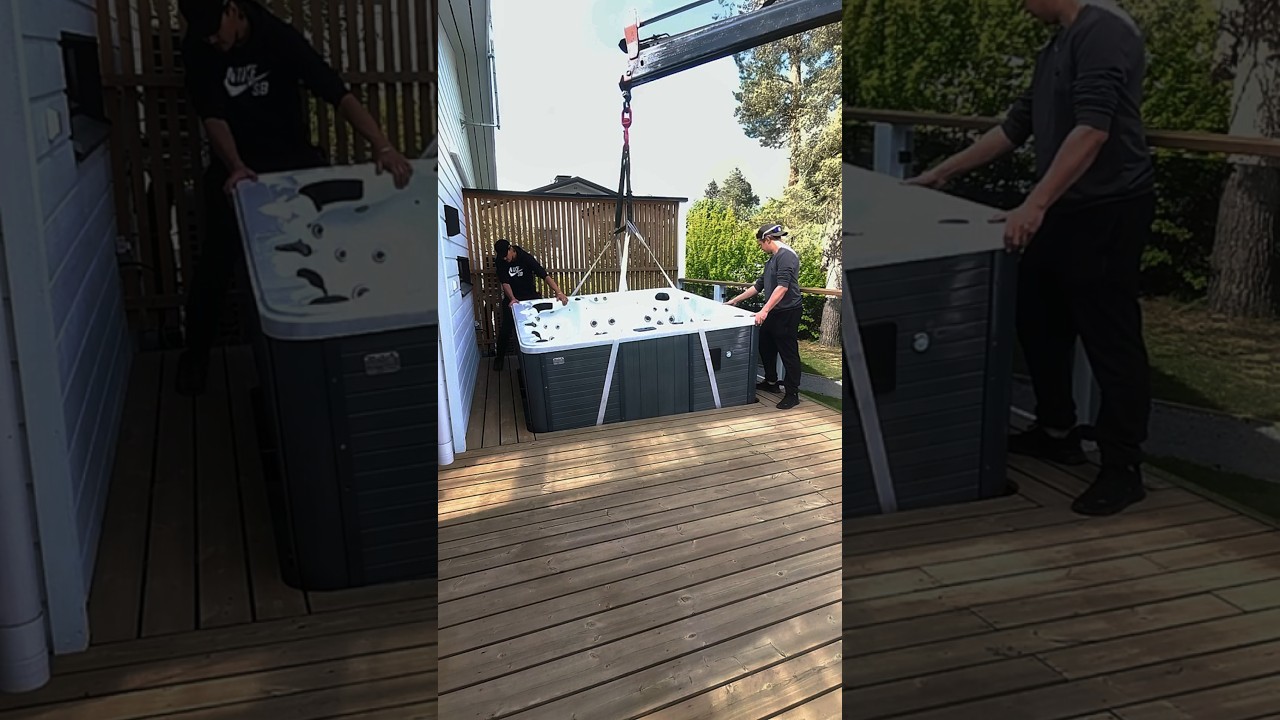 The Cleanest Way to Install a Hot Tub