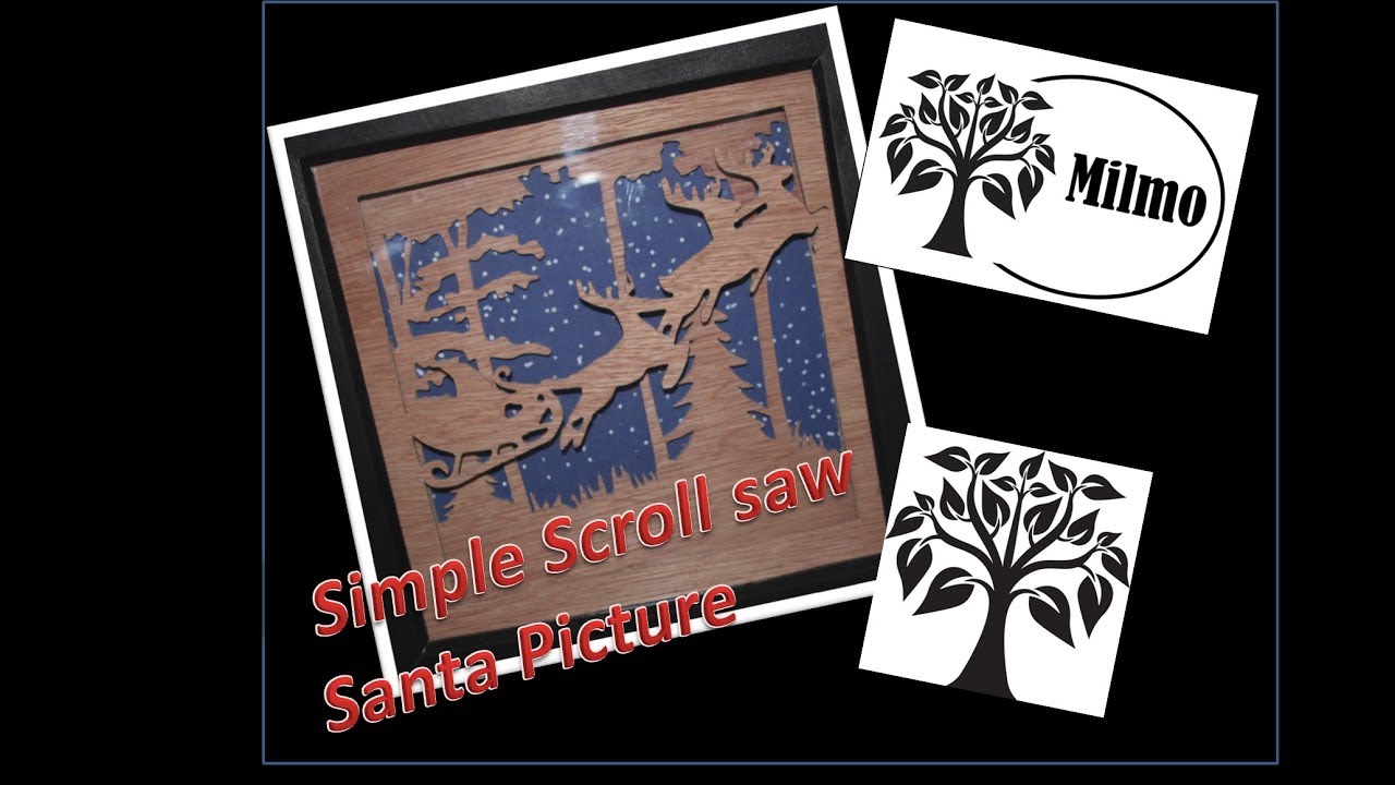 How to Make a Scroll Saw Xmas Picture