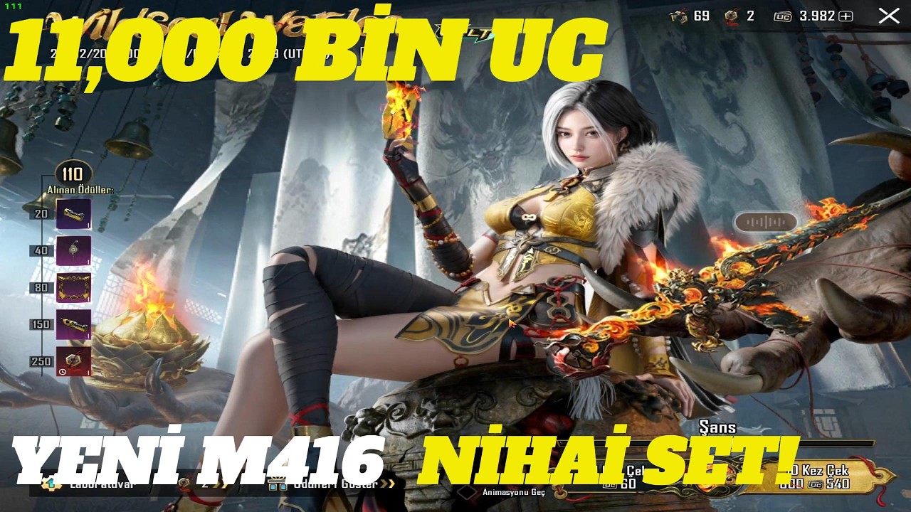 YENİ NİHAİ SET VE M416 SANDİGİ 11,000 UC! STARK GAME PUBG Mobile #pubgmnextstarprogramma #pubgmobile