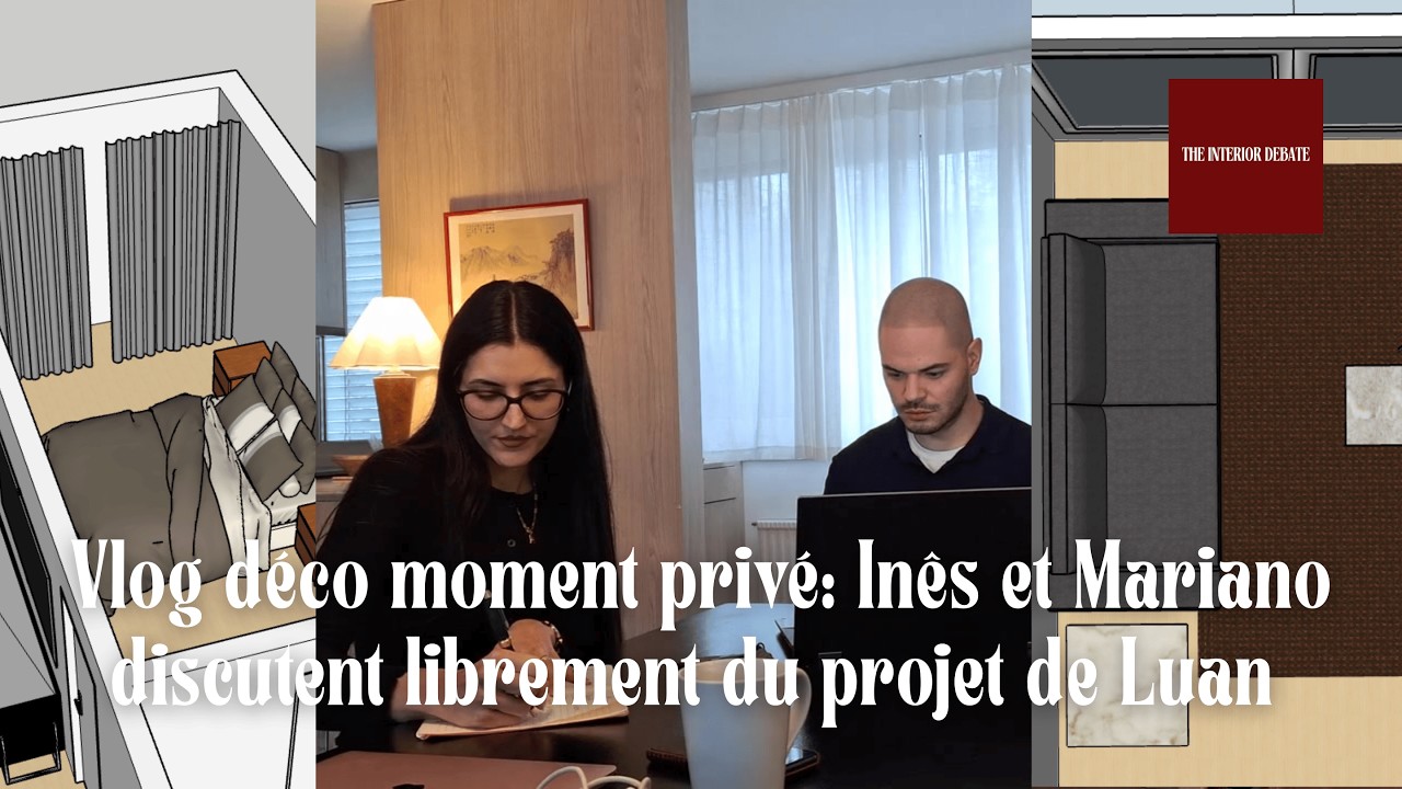Vlog déco moment privé: Inês et Mariano discutent librement du projet de Luan