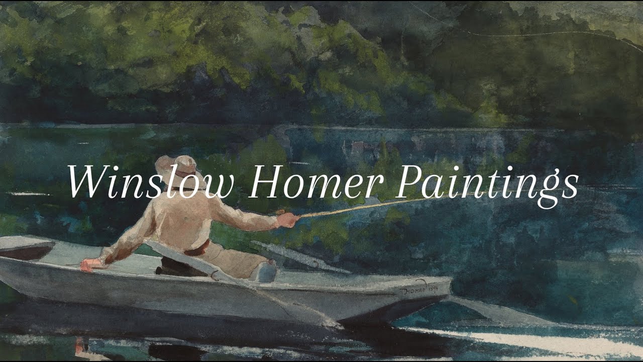 Winslow Homer Paintings | Timeless American Seascapes & Landscapes for Living Rooms | No Sound, 4K