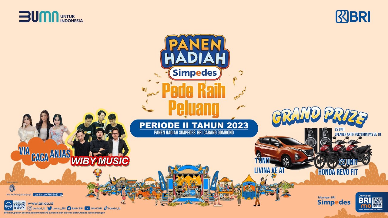 Panen Hadiah Simpedes Periode II Tahun 2023 BRI Cabang Gombong