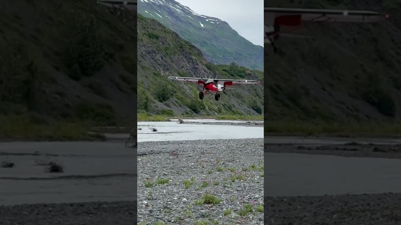 @TrentonPalmer Lands on a Knik Gravel Bar!