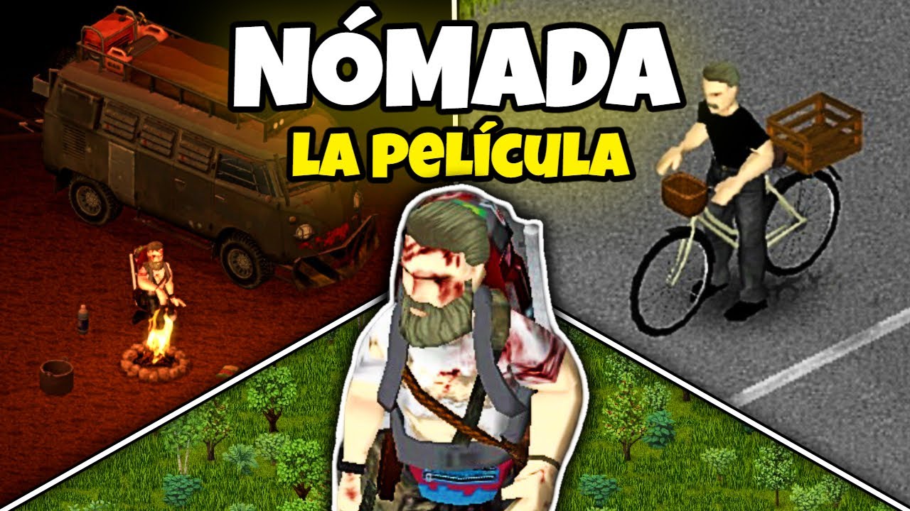 Puedo SOBREVIVIR como NOMADA en Project Zomboid!? 🚗 Película Completa