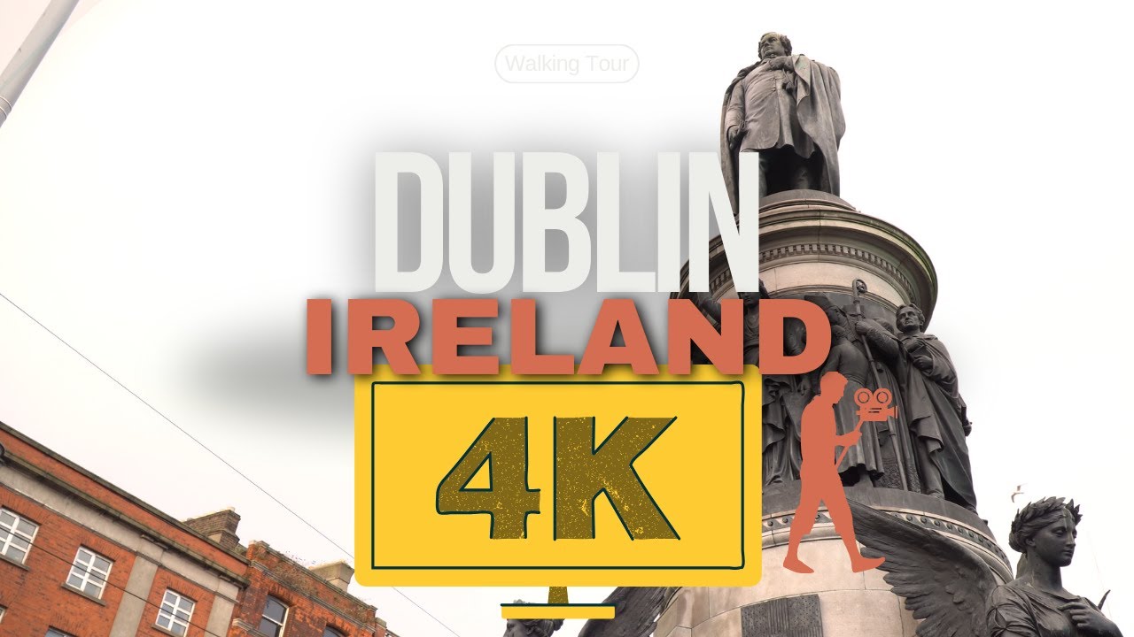 Dublin, Ireland 4K - Walking Tour Pt.7