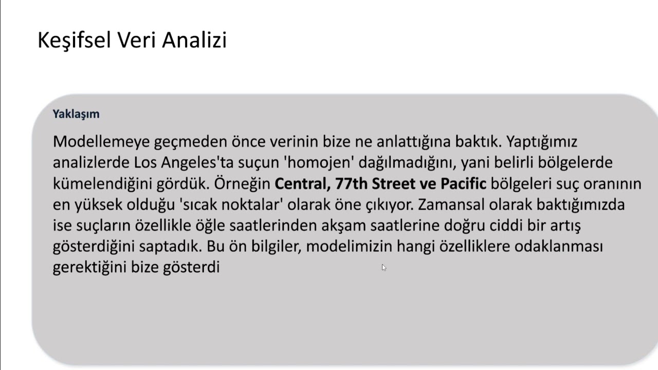 veri madenciliği la crime analizi
