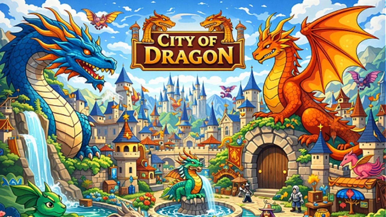 City of Dragon : Epic Battle - Gameplay menarik, banyak combo & Evolusi dari semua makhluk diDunia !