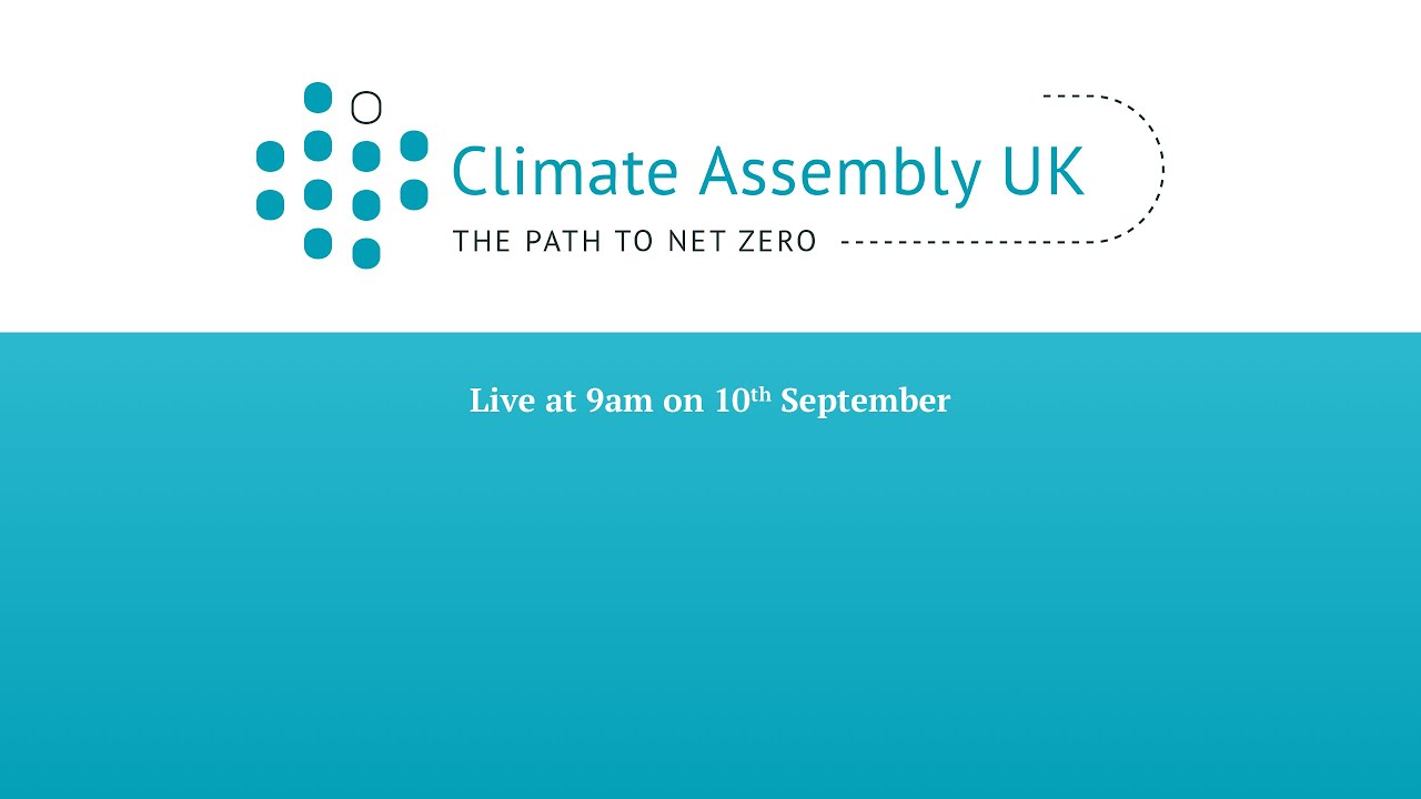 Climate Assembly UK report launch: 10 September 2020