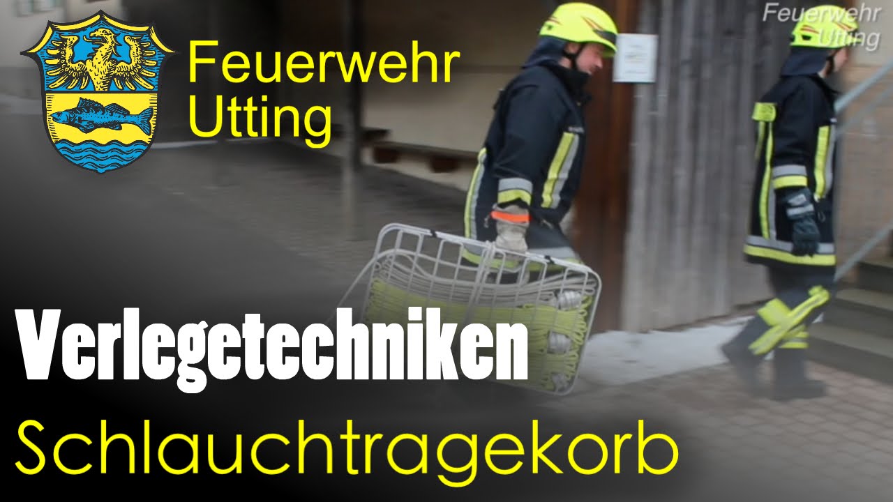 Schlauchtragekorb: Verlegetechniken